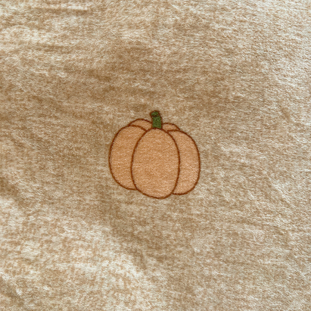 Lenjerie De Pat Cocolino 4 Piese Cu Elastic - Bej Cu Dovleci De Toamna [4]