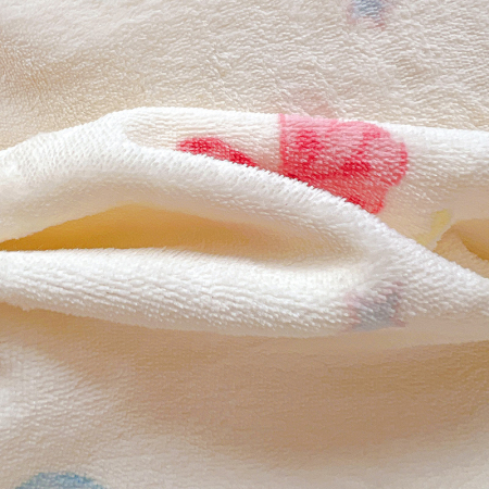 Lenjerie De Pat Cocolino 4 Piese Cu Elastic - Roz Cu Fundite Colorate [17]