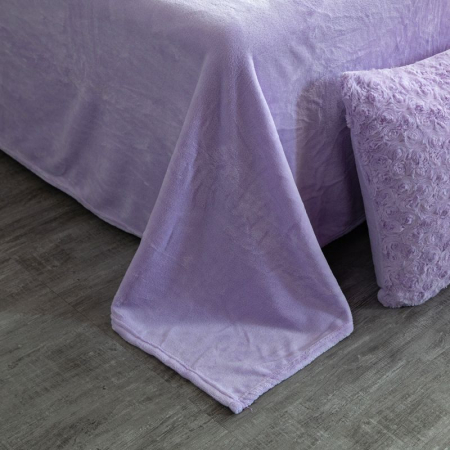 Lenjerie De Pat Cocolino 4 Piese Trandafiri - Lila [4]