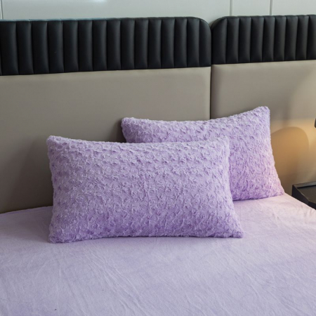 Lenjerie De Pat Cocolino 4 Piese Trandafiri - Lila [3]