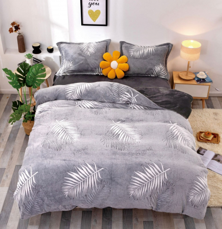 Lenjerie De Pat Cocolino 4 Piese Cu Elastic - White Feathers [4]