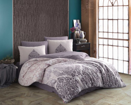 LENJERII DE PAT - Lenjerie De Pat Din Bumbac 100% Ranforce - Royal Purple