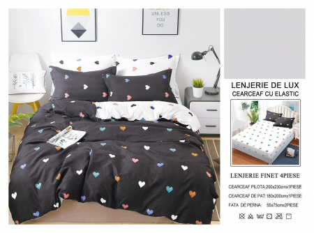 Cearceaf cu elastic - Lenjerie De Pat Din Finet Satinat Cu Elastic - Unless You Do