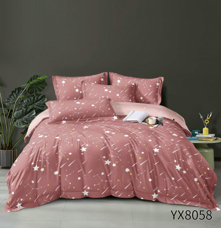 Cearceaf normal - Lenjerie De Pat Finet 1 Persoana - Constelatie Roz