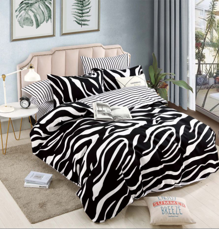 LENJERII 1 PERSOANA - Lenjerie De Pat Finet 1 Persoana - Zebra