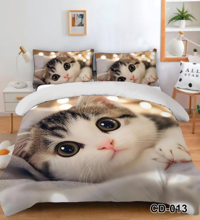 Bumbac Tip Finet 5D In Relief - Lenjerie De Pat Finet 6 Piese Cu Elastic 5D - Ochi De Pisica