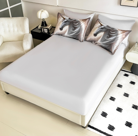 Lenjerie De Pat Finet 6 Piese Cu Elastic 5D - Unicornul Elegant [1]