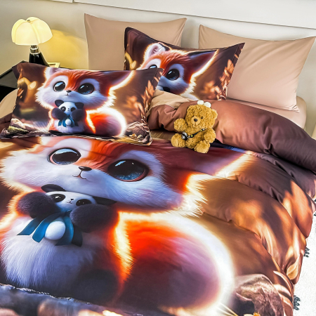 Lenjerie De Pat Finet 6 Piese Cu Elastic 5D - Vulpita Dragalasa [3]