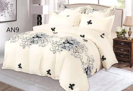 Bumbac Tip Finet 6 Piese - Lenjerie De Pat Finet - Butterfly