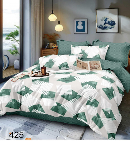 Lenjerie De Pat Finet - Verde Regal LENJERII DE PAT - Lenjerie De Pat Finet - Verde Regal