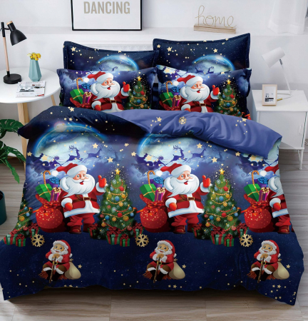 Lenjerie De Pat Finet Craciun - Happy Santa [1]