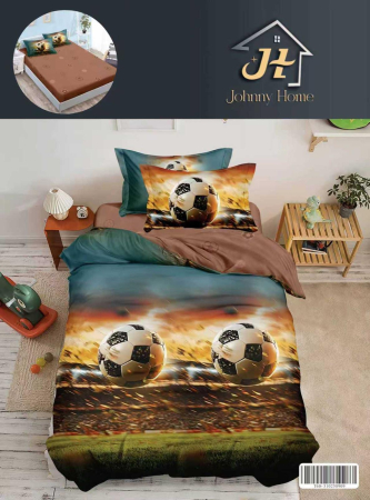 LENJERII 1 PERSOANA - Lenjerie De Pat Finet Cu Elastic 1 Persoana - Minge De Fotbal