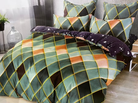 Cearceaf normal - Lenjerie De Pat Finet - Nuante De Verde