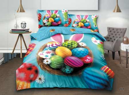 Lenjerii pentru PASTE - Lenjerie De Pat Finet Paste - Cosul Cu Oua
