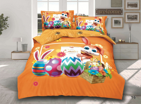 Lenjerii pentru PASTE - Lenjerie De Pat Finet Paste - Happy Easter Party