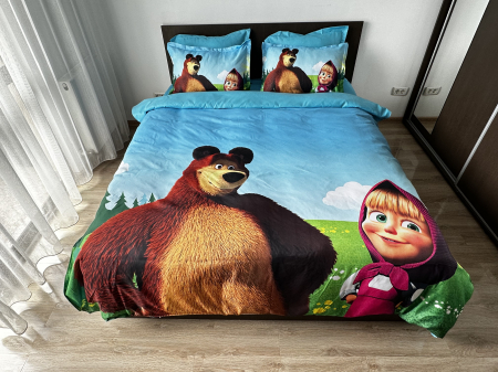 Lenjerie De Pat Finet Premium - Masha And Bear [4]