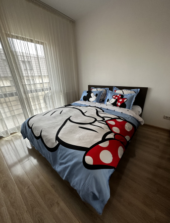 Lenjerie De Pat Finet Premium - Mickey Si Minnie Se Tin De Mana [3]