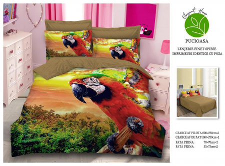 Cearceaf normal - Lenjerie De Pat Finet Premium - Parrot