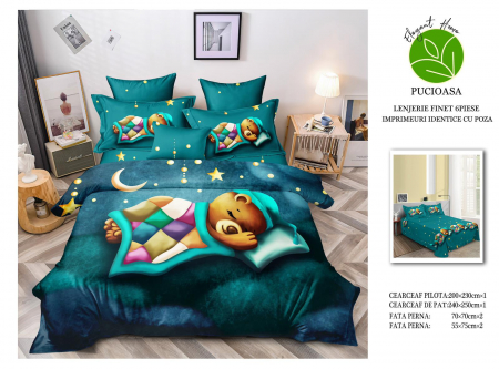 Cearceaf normal - Lenjerie De Pat Finet Premium - Teddy Bear