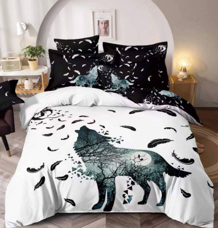 LENJERII DE PAT - Lenjerie De Pat Finet Premium - Wolf