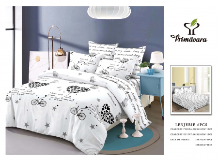 Lenjerie De Pat Finet Superior - Bicicleta Iubirii [0]