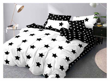 Lenjerie De Pat Finet Superior - Black Stars [1]