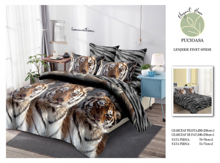 Lenjerie De Pat Finet Superior - Tigru [1]
