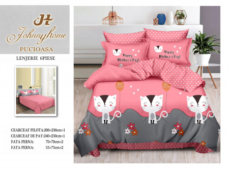 Cearceaf normal - Lenjerie De Pat Finet Superior - Happy Mother's Day
