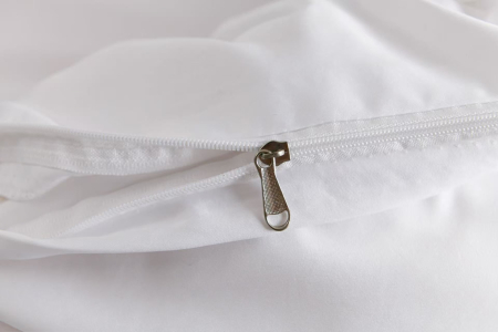 Lenjerie De Pat Premium Din Matase 6 Piese - Alb [19]