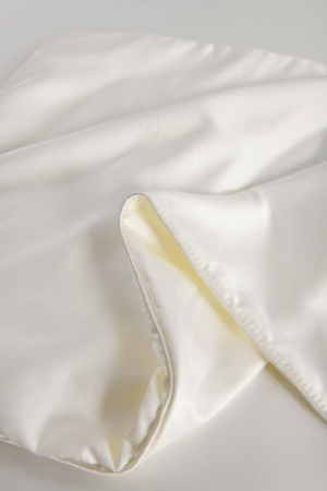 Lenjerie De Pat Premium Din Matase 6 Piese - Alb Unt [9]