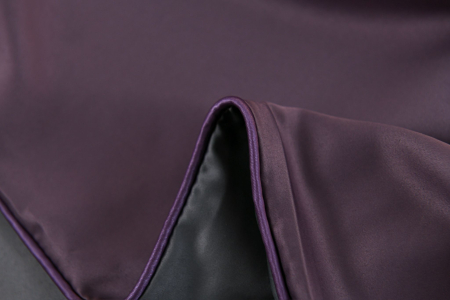 Lenjerie De Pat Premium Din Matase 6 Piese - Gri Si Violet [8]