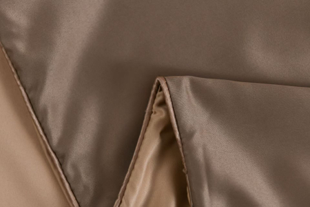 Lenjerie De Pat Premium Din Matase 6 Piese - Maro Si Bej [13]