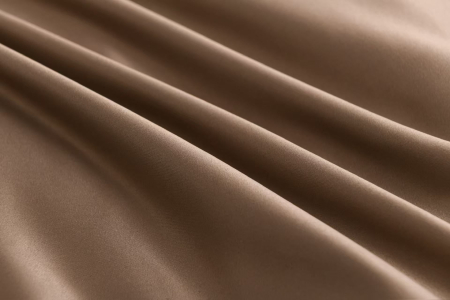 Lenjerie De Pat Premium Din Matase 6 Piese - Maro Si Bej [8]
