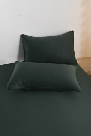 Lenjerie De Pat Premium Din Matase 6 Piese - Verde [15]