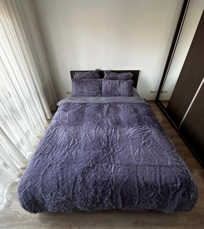 Lenjerie De Pat Pufoasa FLUFFY - Lila [3]