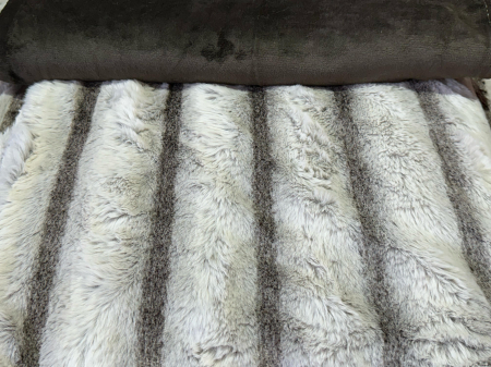 Lenjerie De Pat Pufoasa Rabbit Model Dungi - Cafea Cu Lapte [2]