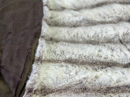 Lenjerie De Pat Pufoasa Rabbit Model Dungi - Cafea Cu Lapte [6]