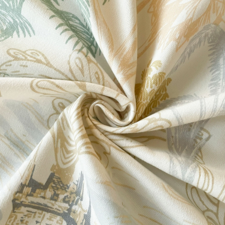 Lenjerie Din Bumbac Tip Finet PREMIUM Luxury Cu Elastic - Peisaj [1]