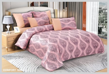 LENJERII DE PAT - Lenjerie Din Catifea - Soft Pink Royal