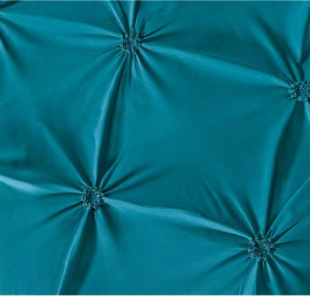 Lenjerie Din Finet Cu Elastic Si Pliuri - Turquoise [1]