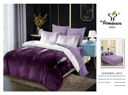 Bumbac Tip Finet - Lenjerie Din Finet  - Mov