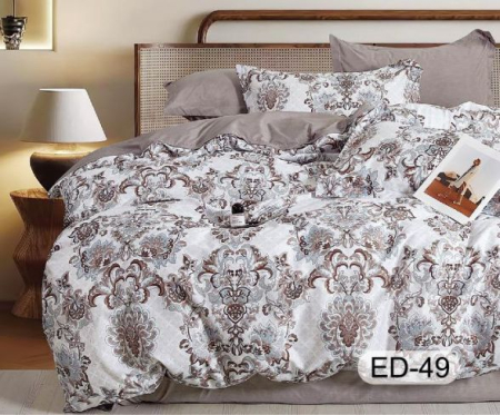 Cearceaf cu elastic - Lenjerii De Pat Din Bumbac Fin Superior Cu Elastic - Bej Cacao Royal