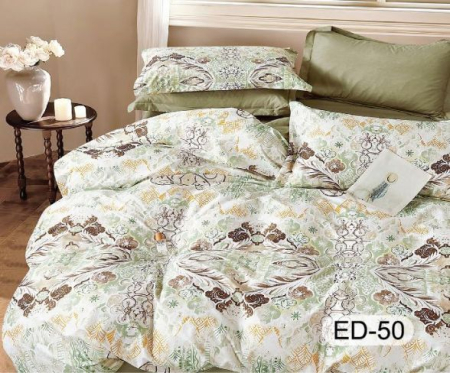 Cearceaf cu elastic - Lenjerii De Pat Din Bumbac Fin Superior Cu Elastic - Kaki Royal