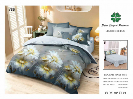 Cearceaf normal - Lenjerii De Pat Din Finet 6 Piese - Like In A Story