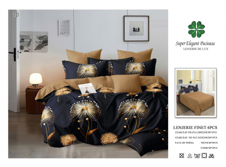 Cearceaf normal - Lenjerii De Pat Din Finet 6 Piese - Papadii