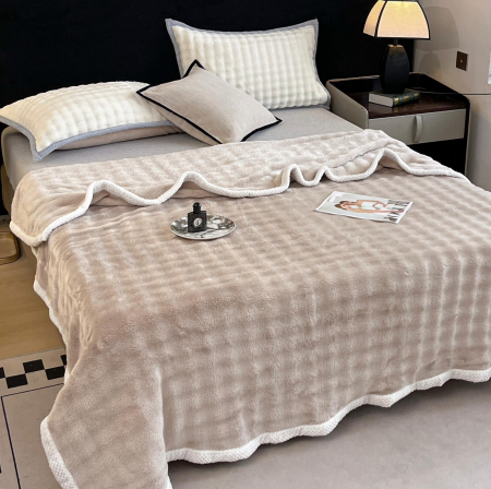 Patura Cocolino Cu Bordura Alba - Bej Cacaco Cu Lapte [2]