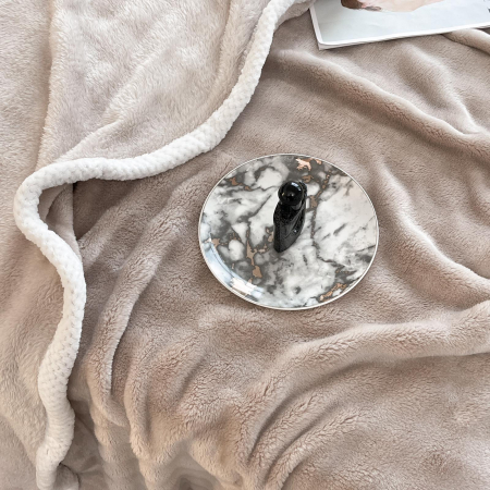 Patura Cocolino Cu Bordura Alba - Bej Cacaco Cu Lapte [3]