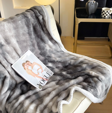 Patura Cocolino Cu Bordura Alba - Gri Abstract [2]