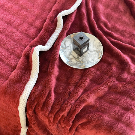 Patura Cocolino Cu Bordura Alba - Rosu Zmeura [4]