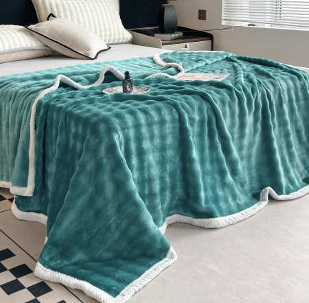 Patura Cocolino Cu Bordura Alba - Turquoise [1]